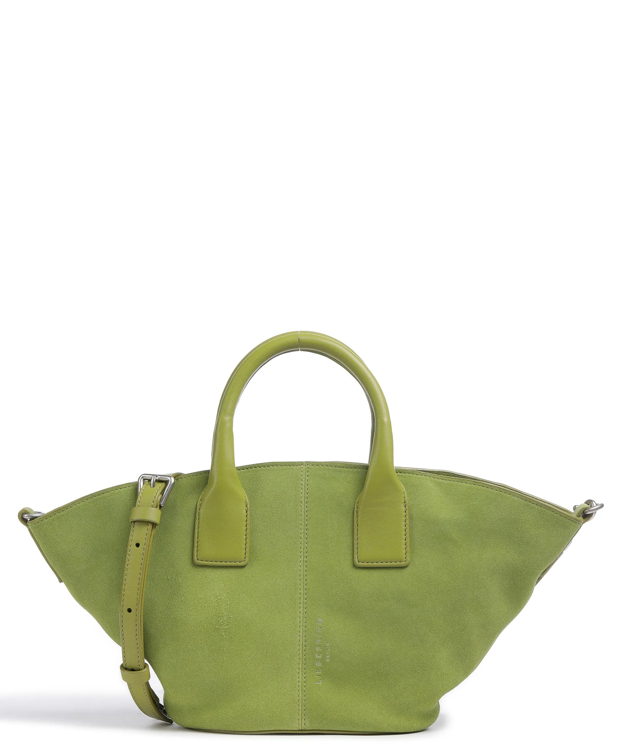  Liebeskind Mica Promo Suede S Borsa a mano pelle ruvida verde-oliva  
