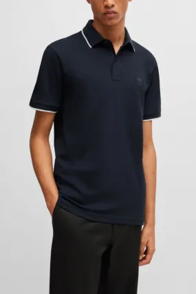 POLO UOMO BLU SCURO PASSERTIP HUGO BOSS