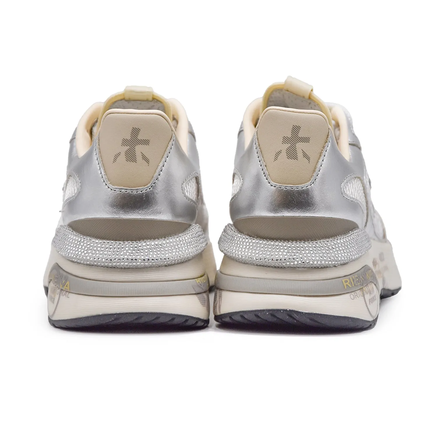 Sneakers Premiata Donna Moe Run 6993 Argento Leggerezza Movimento
