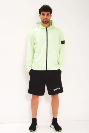 STONE ISLAND Felpa full zip con cappuccio